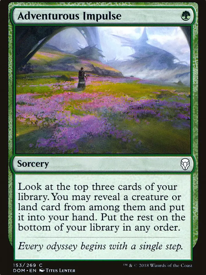 Adventurous Impulse (Dominaria) 1