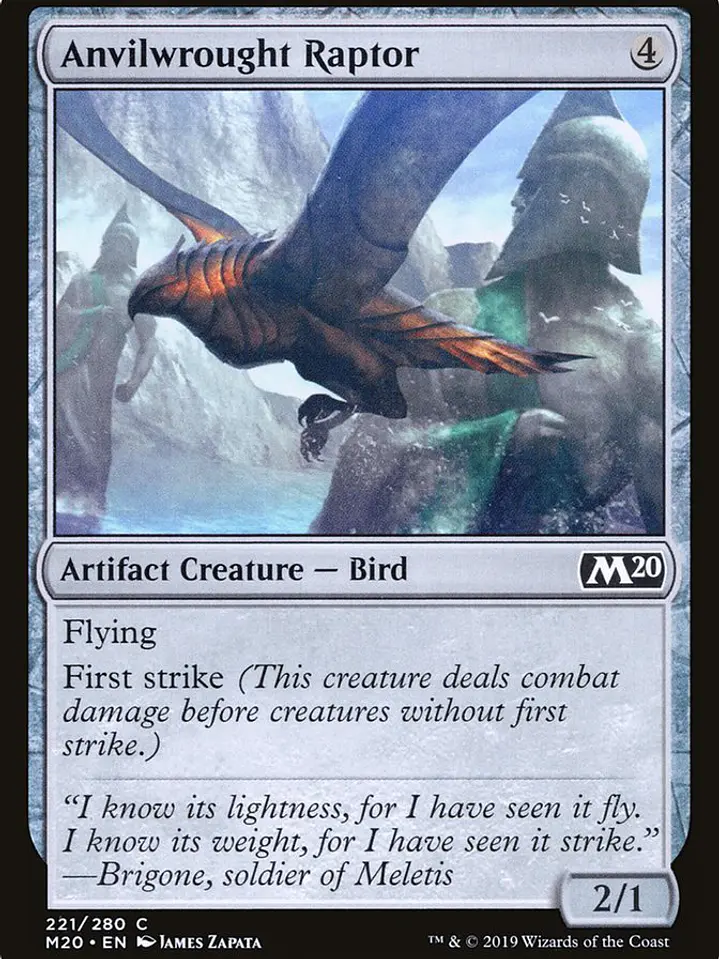 Anvilwrought Raptor (Core Set 2020) 1