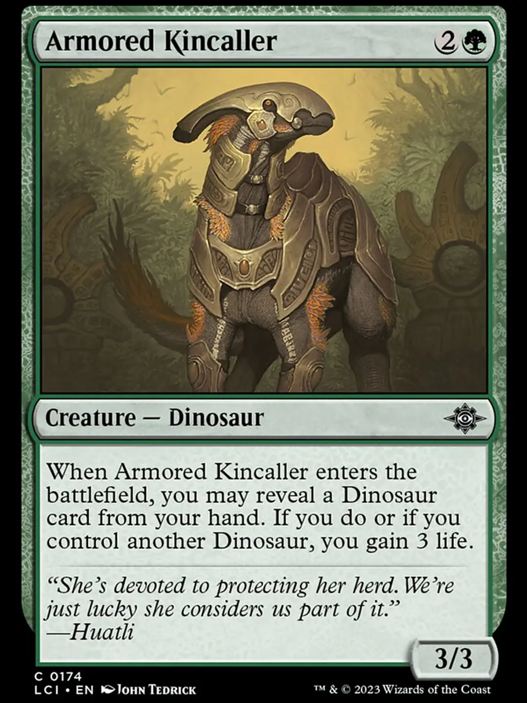 Armored Kincaller (The Lost Caverns of Ixalan) 1