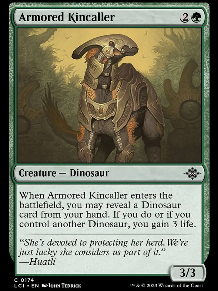 Armored Kincaller (The Lost Caverns of Ixalan) 1