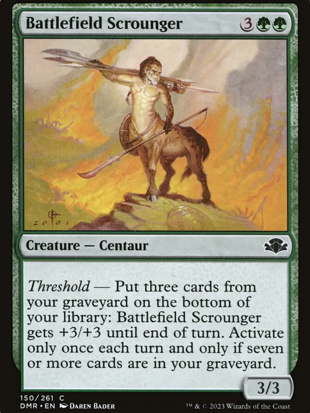 Battlefield Scrounger (Dominaria Remastered) 1