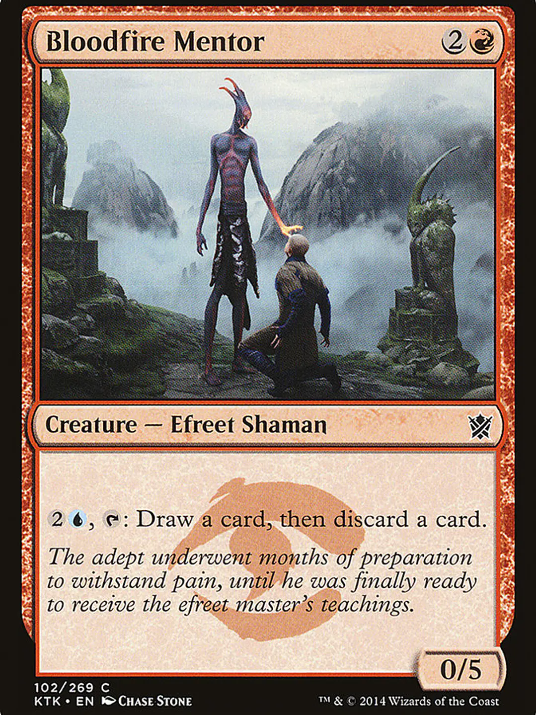 Bloodfire Mentor (Khans of Tarkir) 1