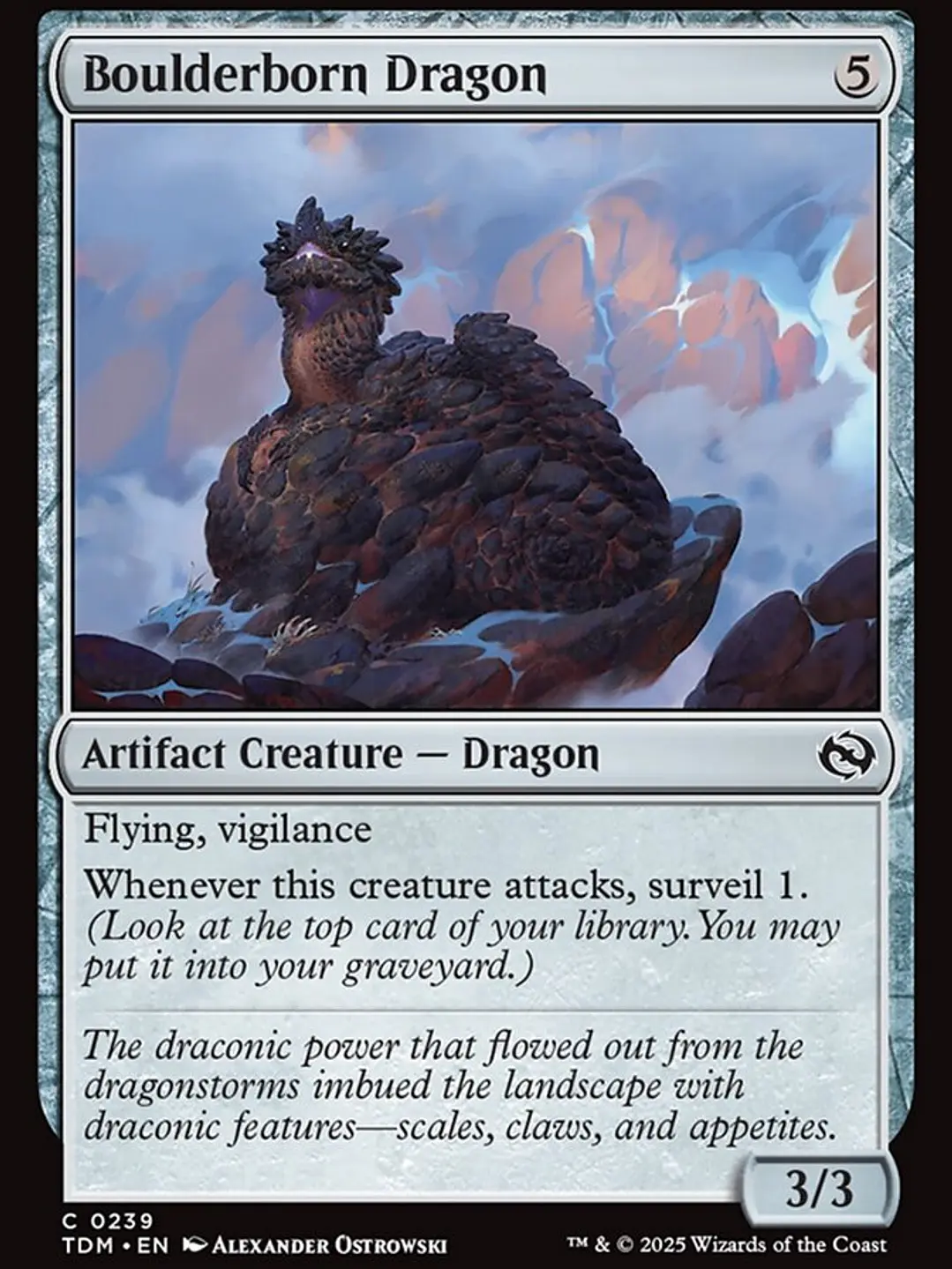 Boulderborn Dragon (Tarkir: Dragonstorm) 1
