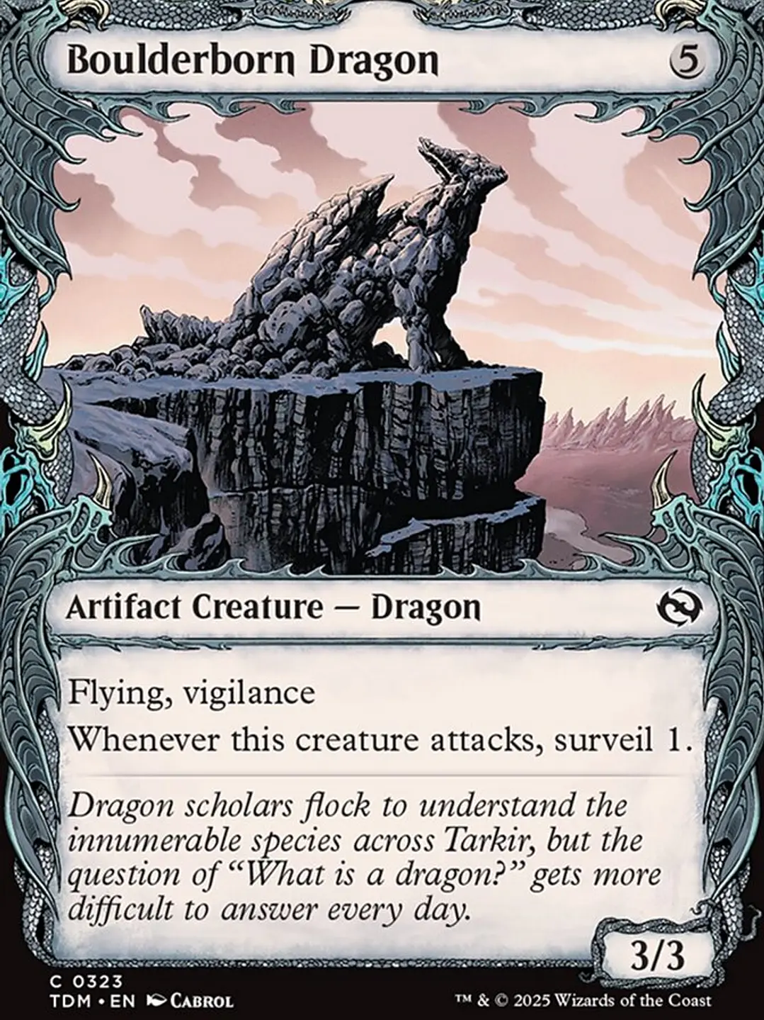 Boulderborn Dragon (Tarkir: Dragonstorm) 1