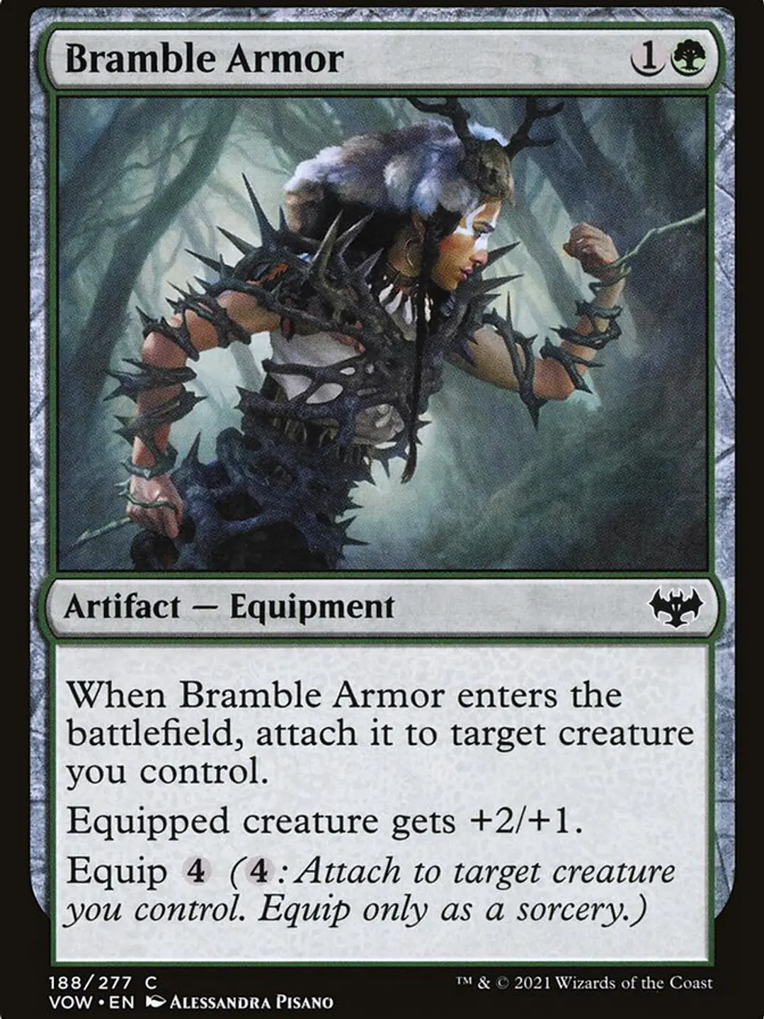 Bramble Armor (Innistrad: Crimson Vow) 1