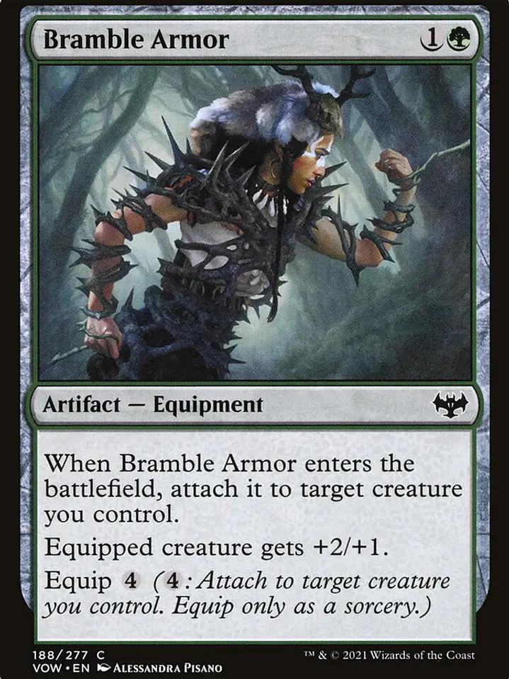 Bramble Armor (Innistrad: Crimson Vow) 1
