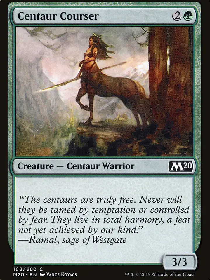 Centaur Courser (Core Set 2020) 1