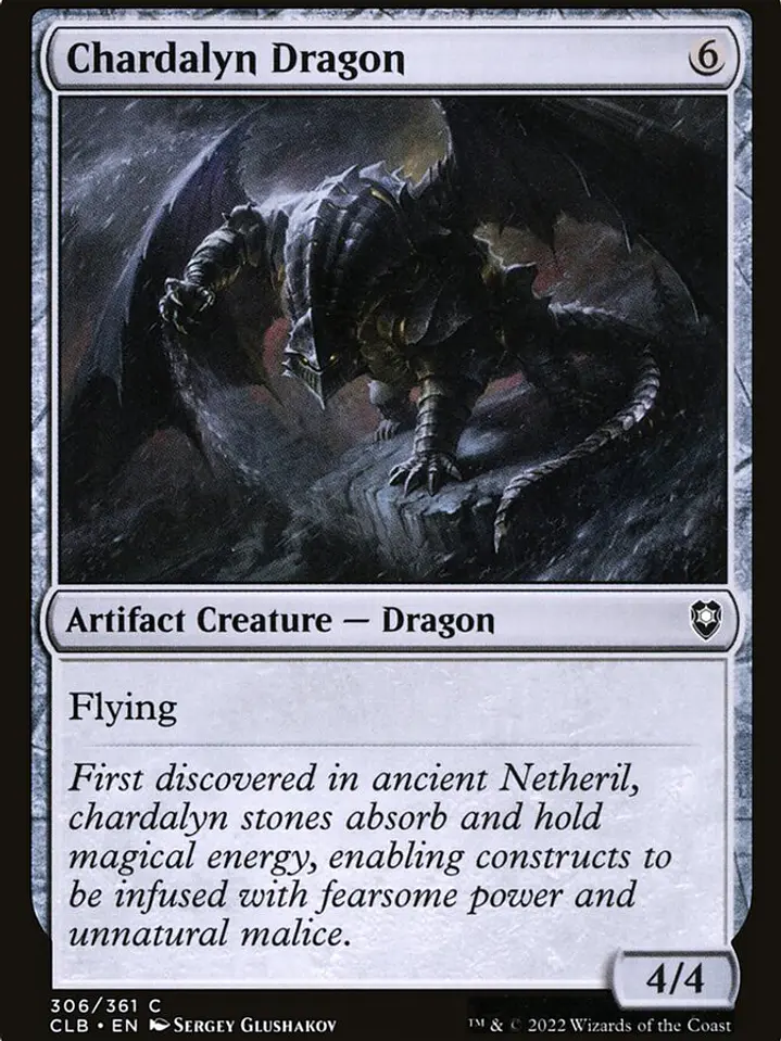 Chardalyn Dragon (Commander Legends: Battle for Baldur's Gate) 1