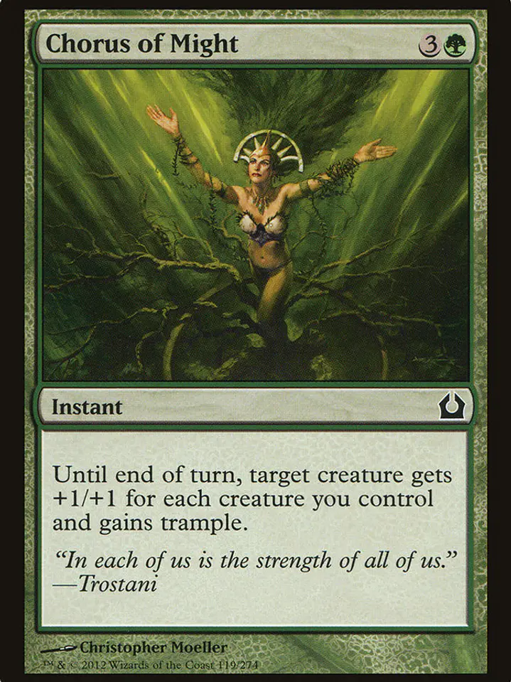 Chorus of Might (Return to Ravnica) 1