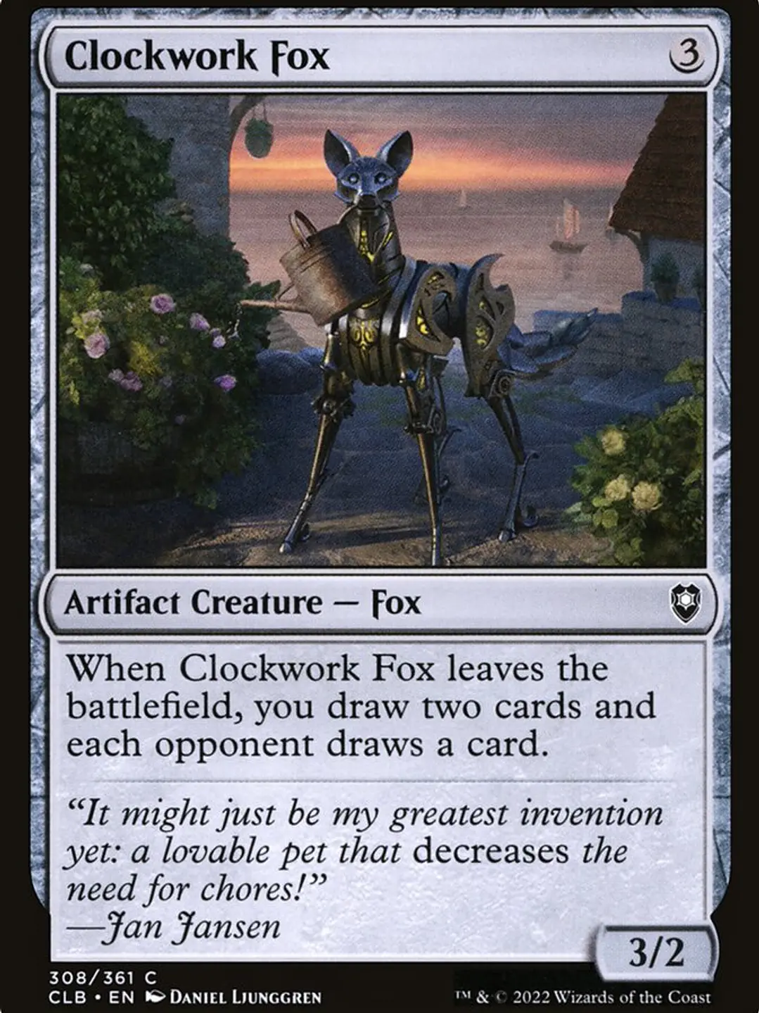 Clockwork Fox (Commander Legends: Battle for Baldur's Gate) 1