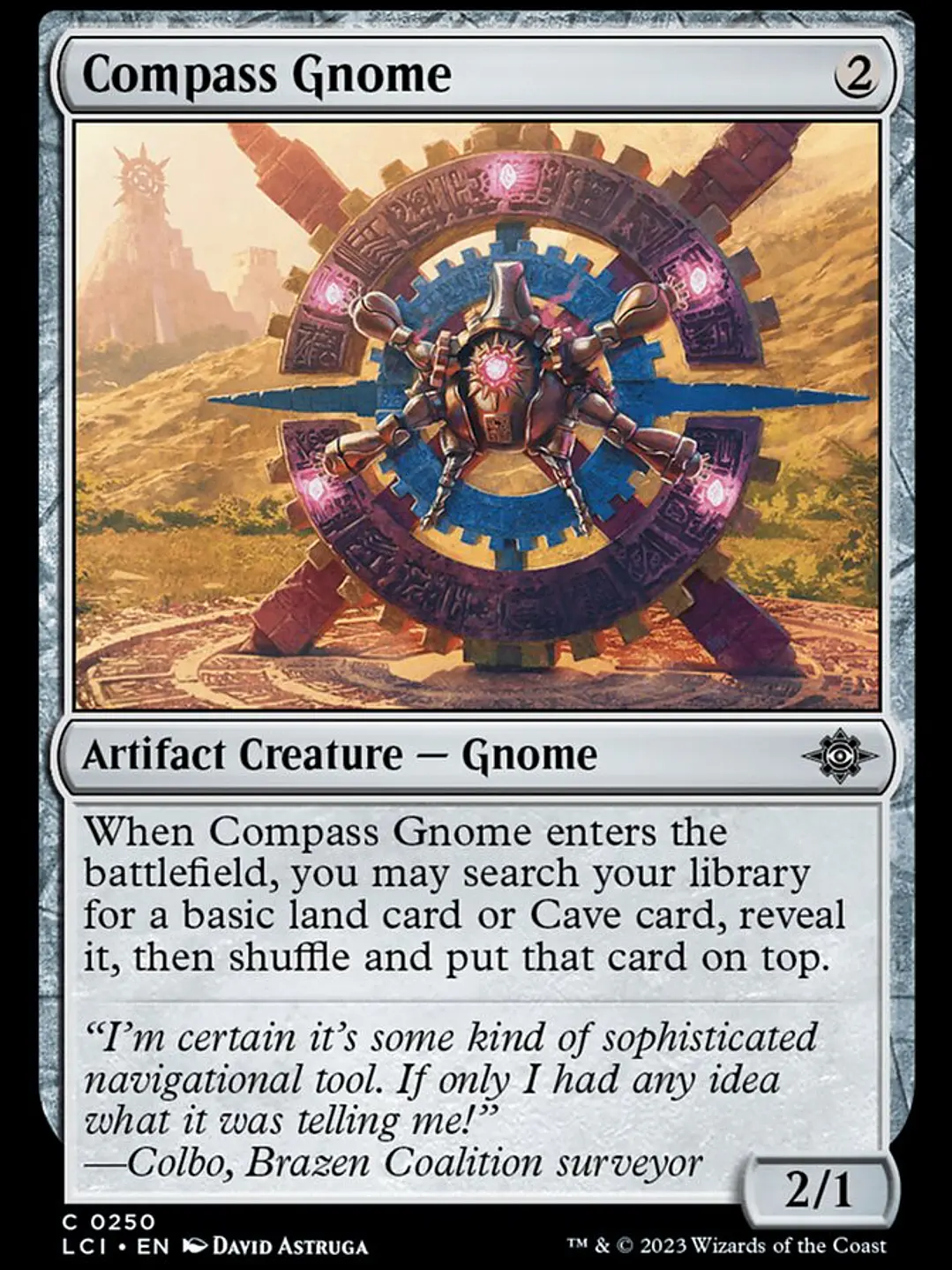 Compass Gnome (The Lost Caverns of Ixalan) 1