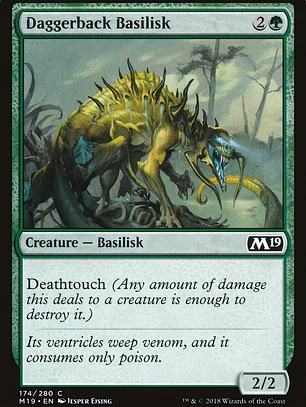 Daggerback Basilisk (Core Set 2019)
