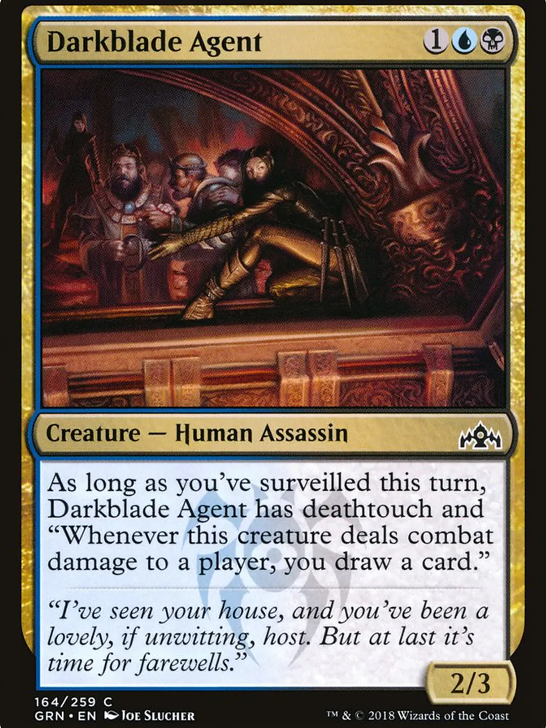 Darkblade Agent (Guilds of Ravnica) 1