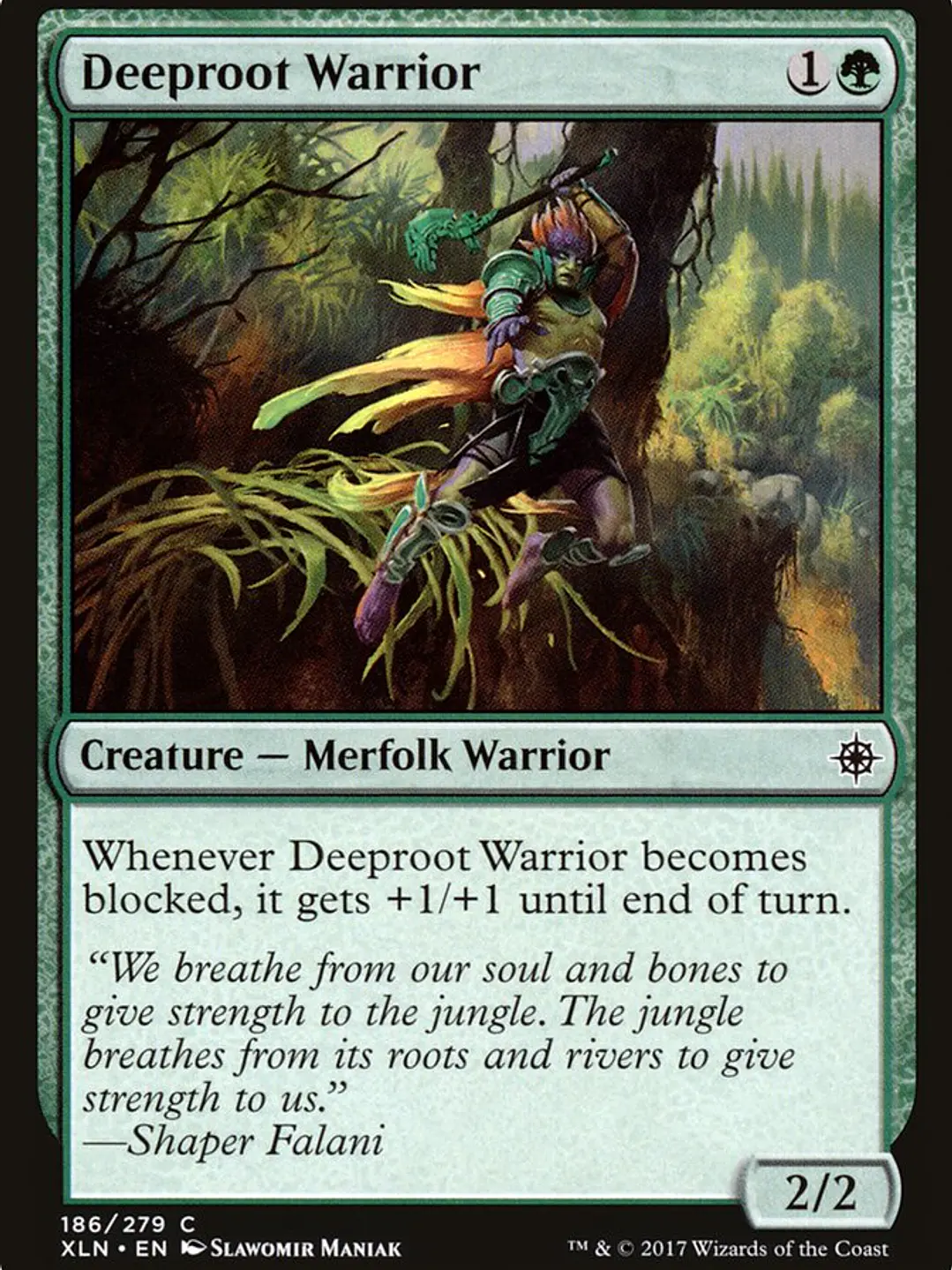 Deeproot Warrior (Ixalan) 1