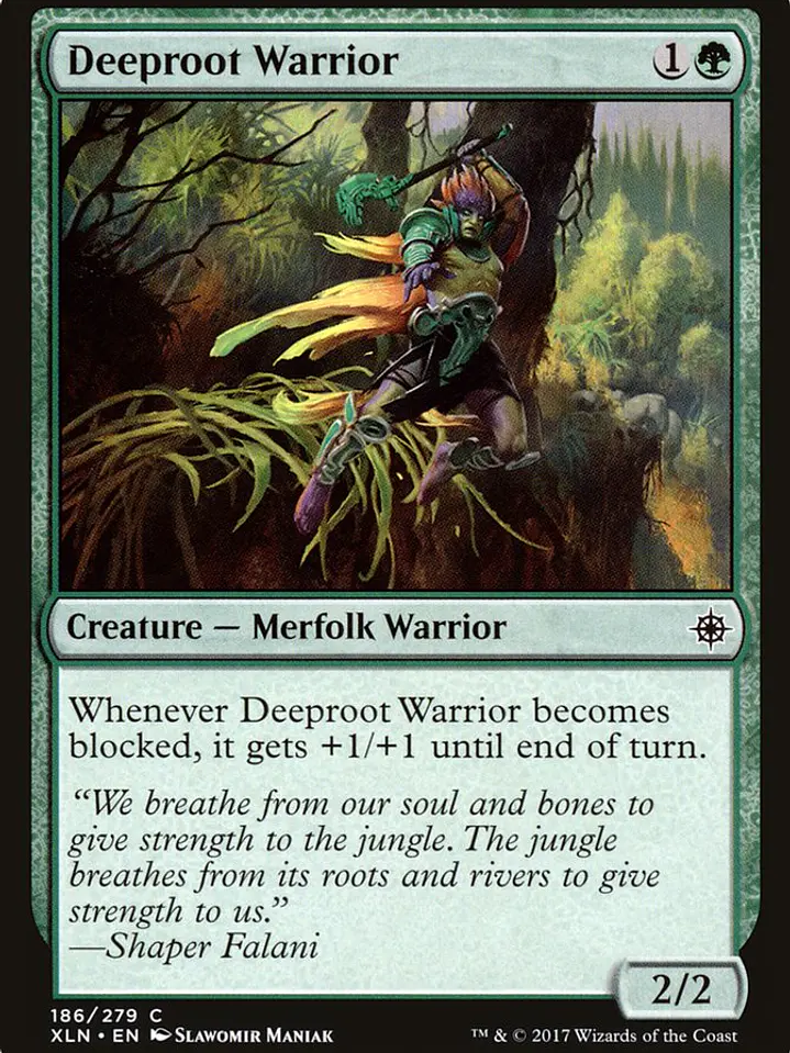 Deeproot Warrior (Ixalan) 1