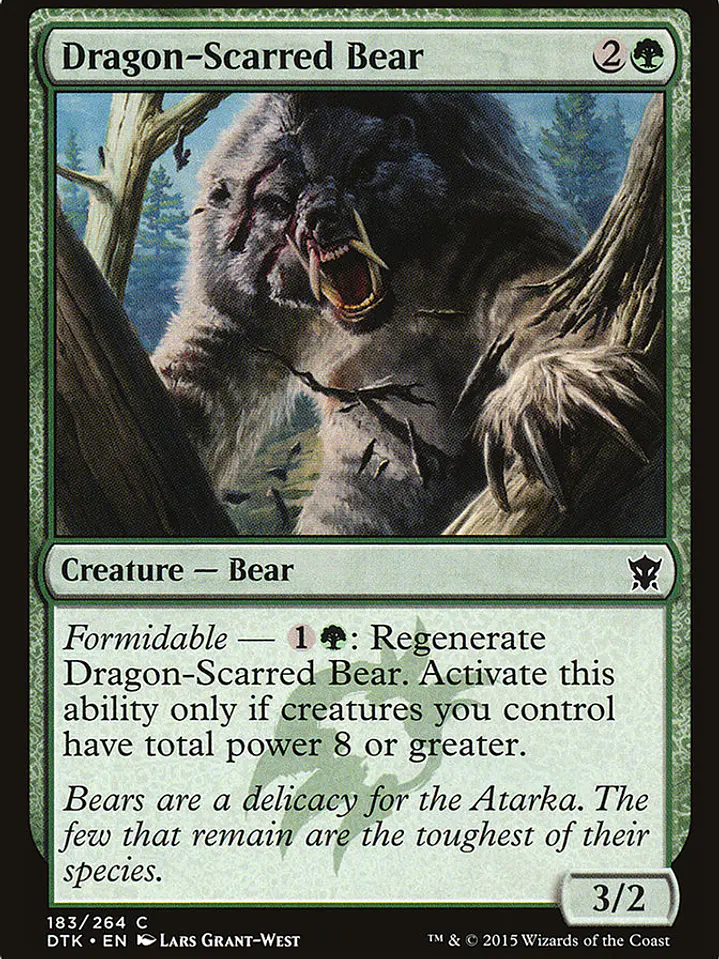 Dragon-Scarred Bear (Dragons of Tarkir) 1