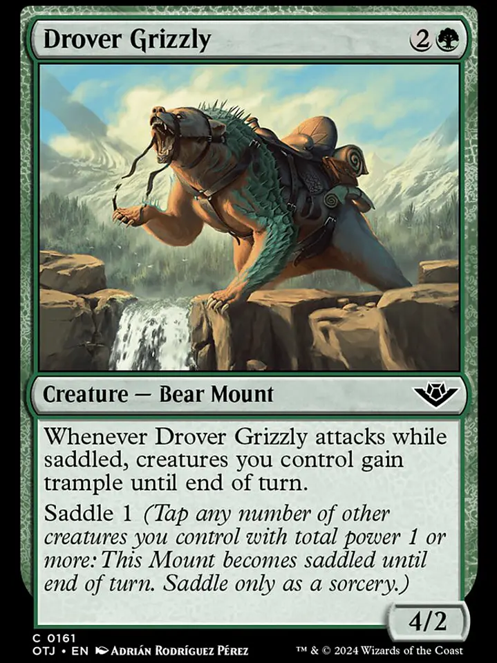 Drover Grizzly (Outlaws of Thunder Junction) 1