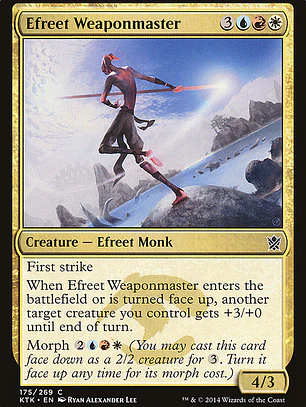 Efreet Weaponmaster (Khans of Tarkir)