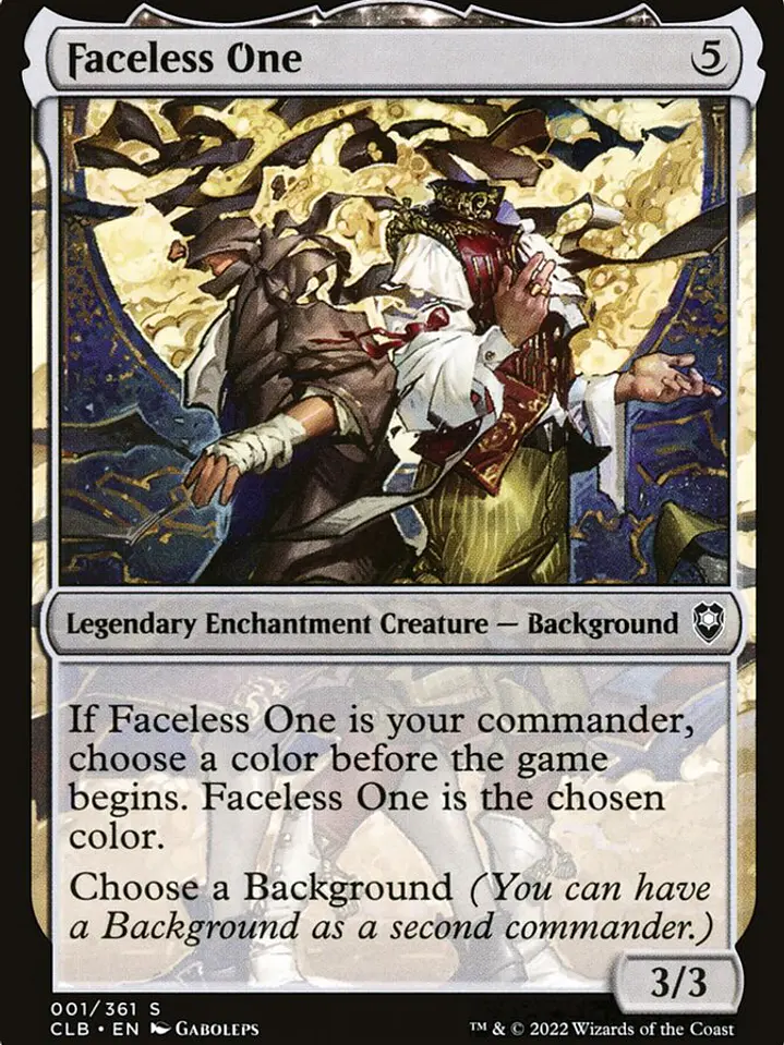 Faceless One (Commander Legends: Battle for Baldur's Gate) 1