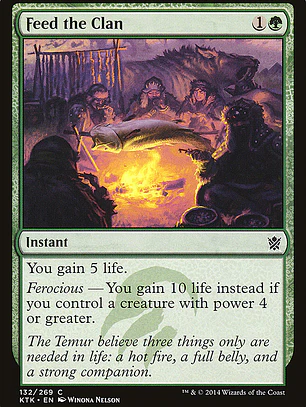 Feed the Clan (Khans of Tarkir)