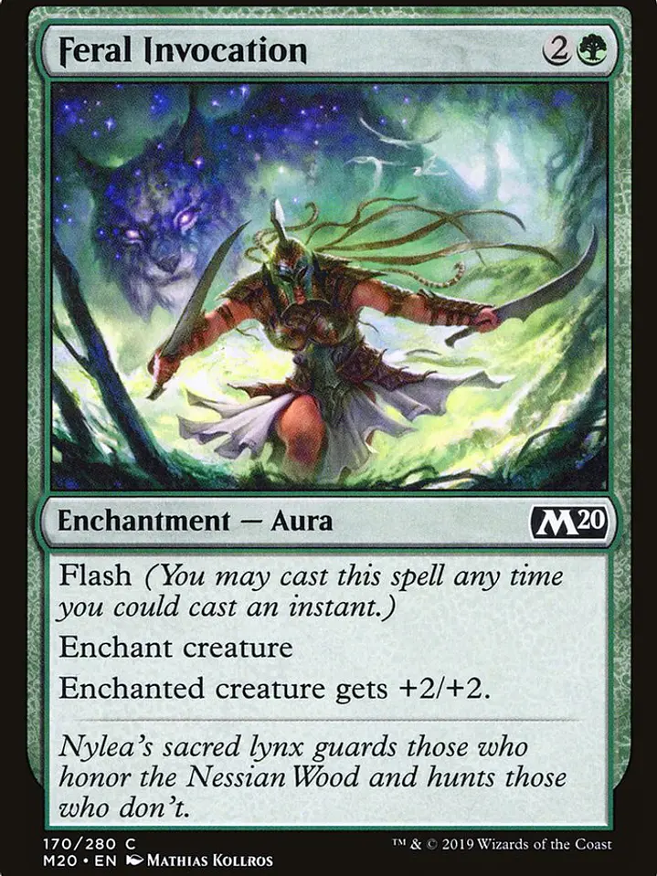 Feral Invocation (Core Set 2020) 1