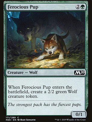 Ferocious Pup (Core Set 2020)
