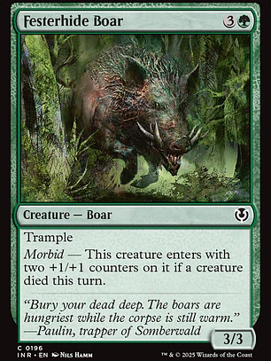 Festerhide Boar (Innistrad Remastered)