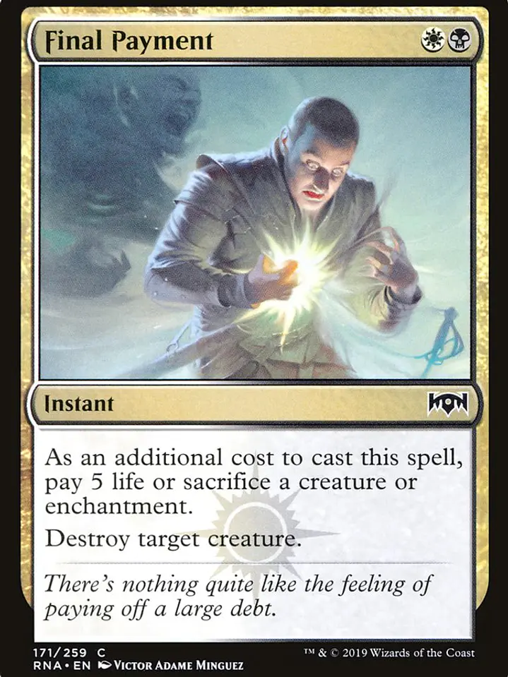 Final Payment (Ravnica Allegiance) 1