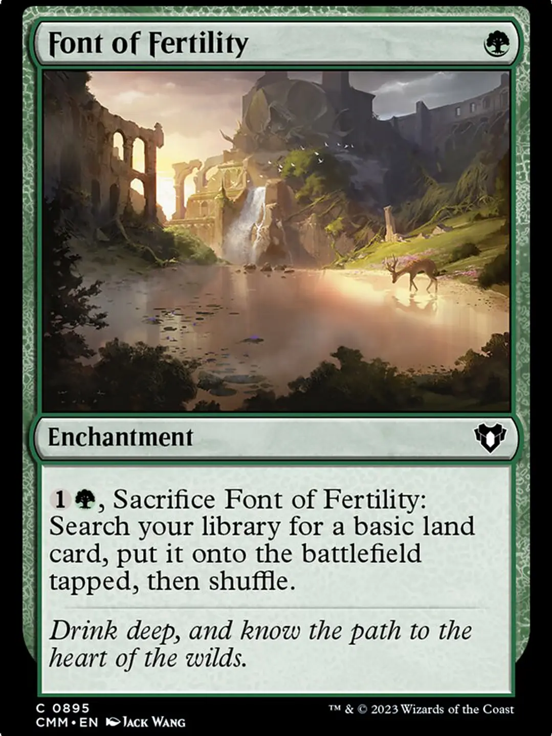 Font of Fertility (Commander Masters) 1