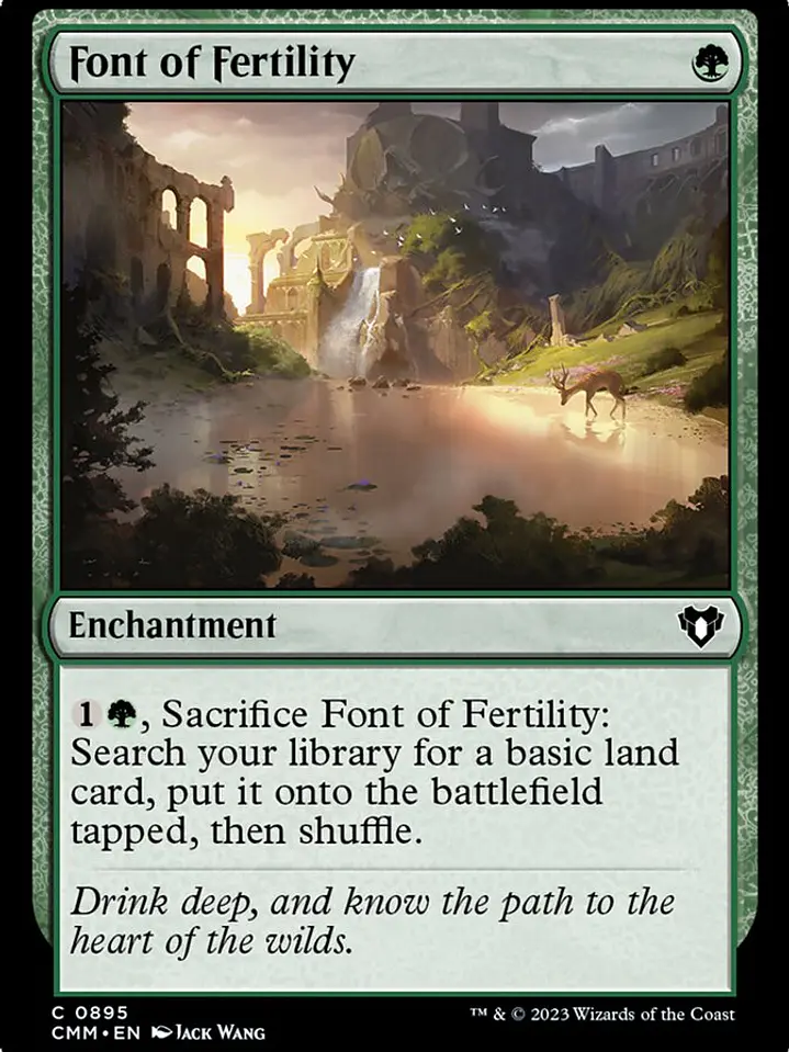Font of Fertility (Commander Masters) 1
