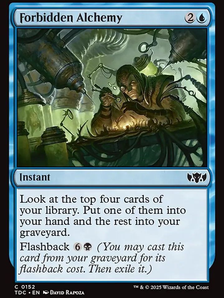 Forbidden Alchemy (Tarkir: Dragonstorm Commander) 1