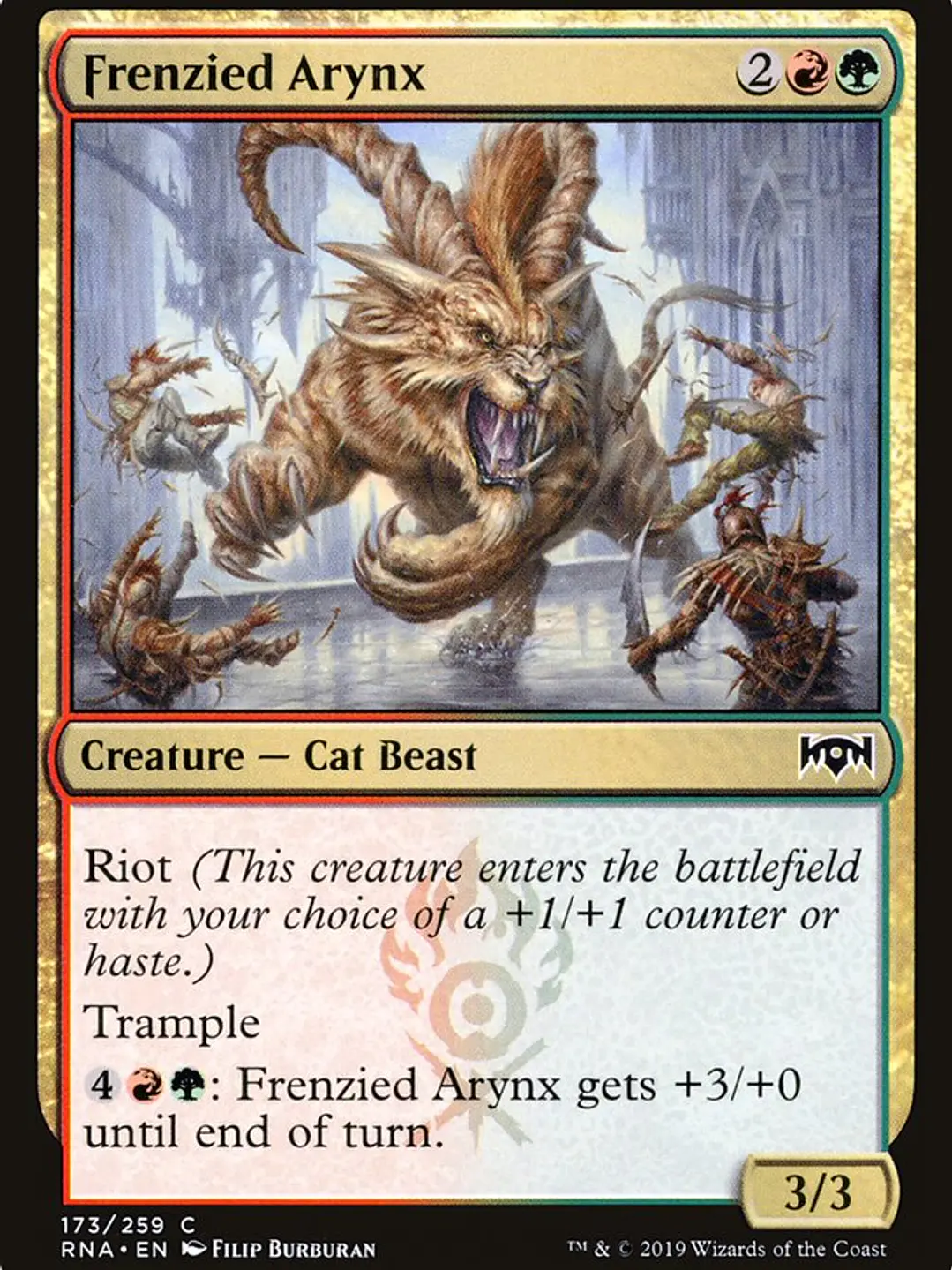 Frenzied Arynx (Ravnica Allegiance) 1