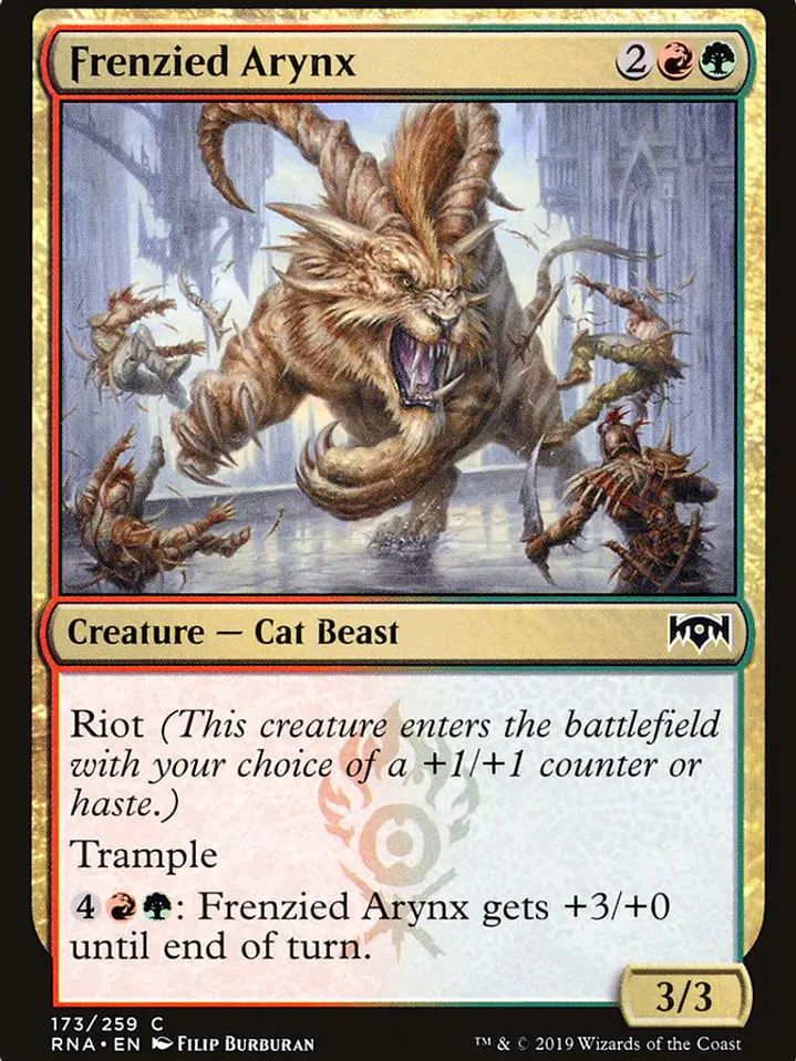 Frenzied Arynx (Ravnica Allegiance) 1