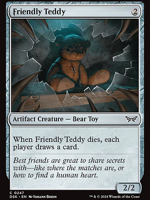 Friendly Teddy (Duskmourn: House of Horror)