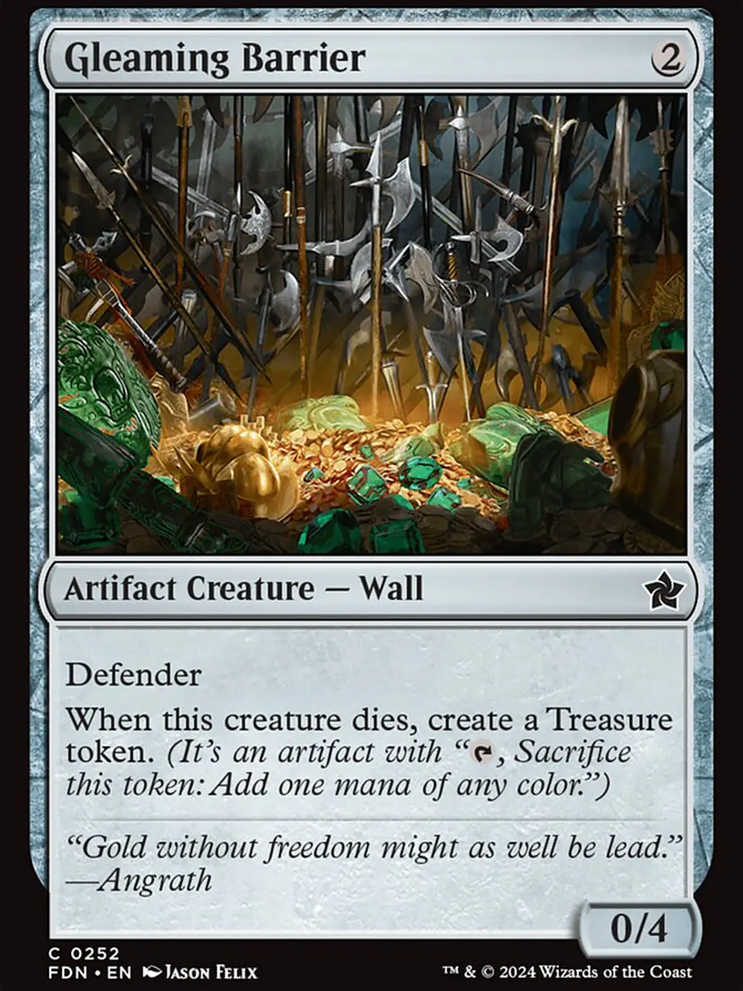 Gleaming Barrier (Foundations) 1