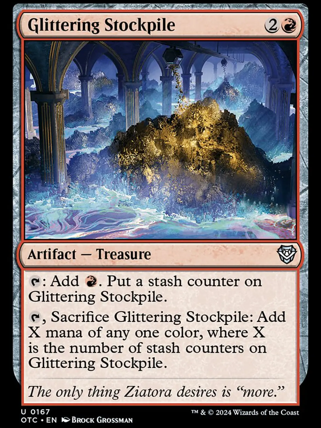 Glittering Stockpile (Outlaws of Thunder Junction Commander) 1