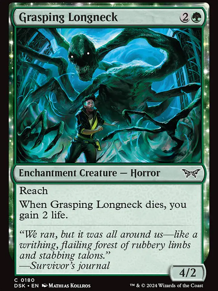 Grasping Longneck (Duskmourn: House of Horror) 1