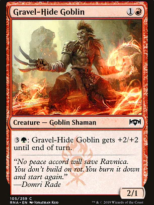 Gravel-Hide Goblin (Ravnica Allegiance)