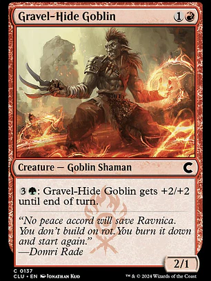 Gravel-Hide Goblin (Ravnica: Clue Edition)