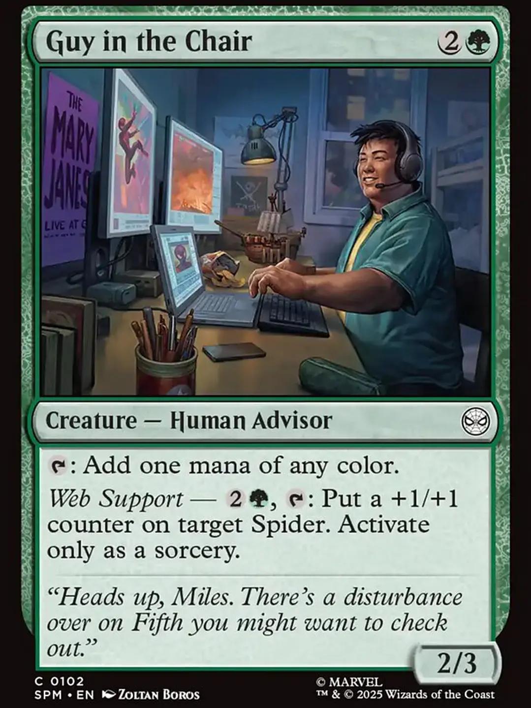 Guy in the Chair (Marvel's Spider-Man) 1