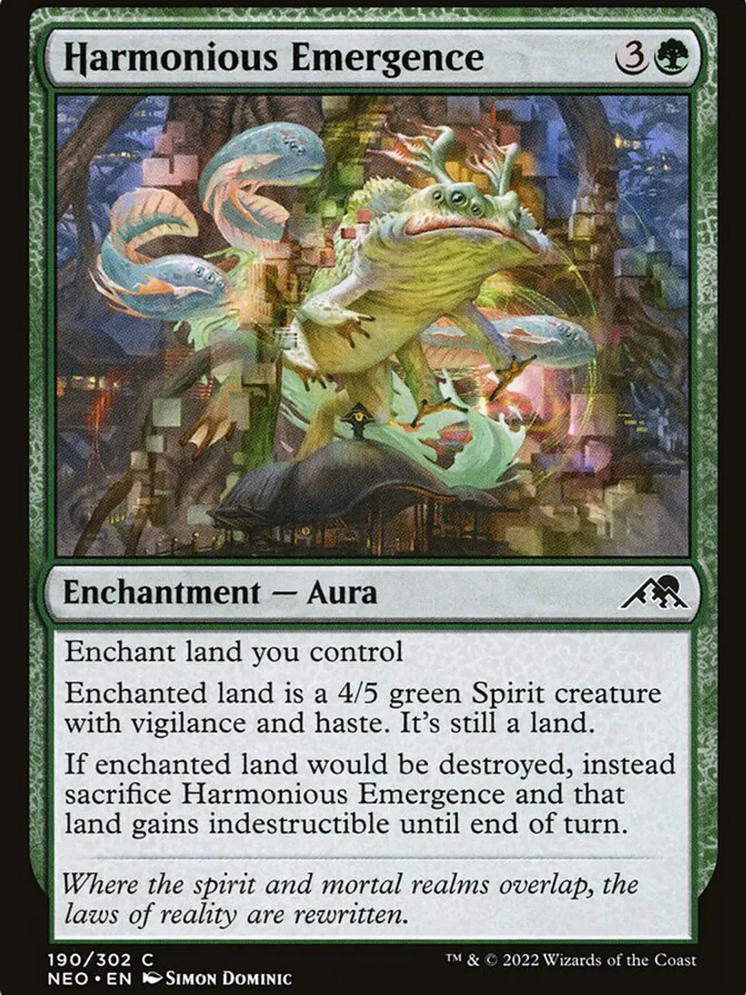 Harmonious Emergence (Kamigawa: Neon Dynasty) 1