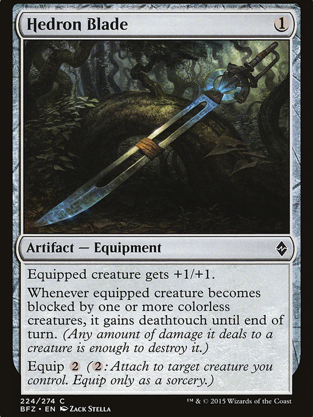 Hedron Blade (Battle for Zendikar) 1