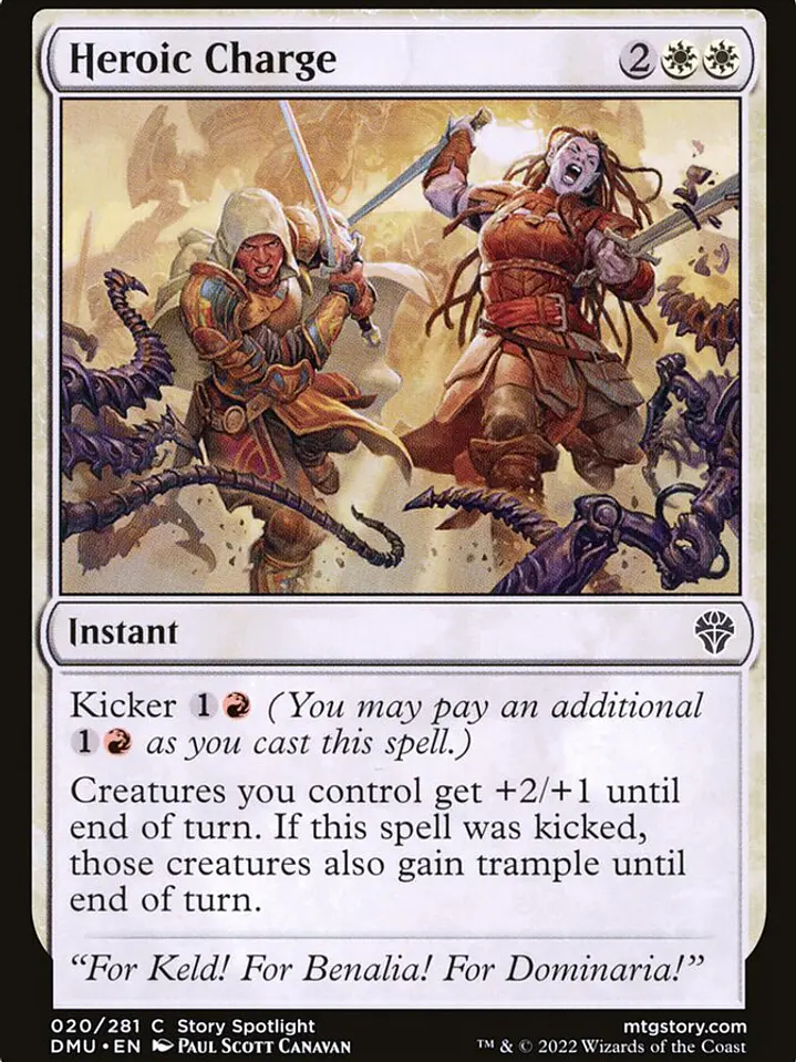 Heroic Charge (Dominaria United) 1