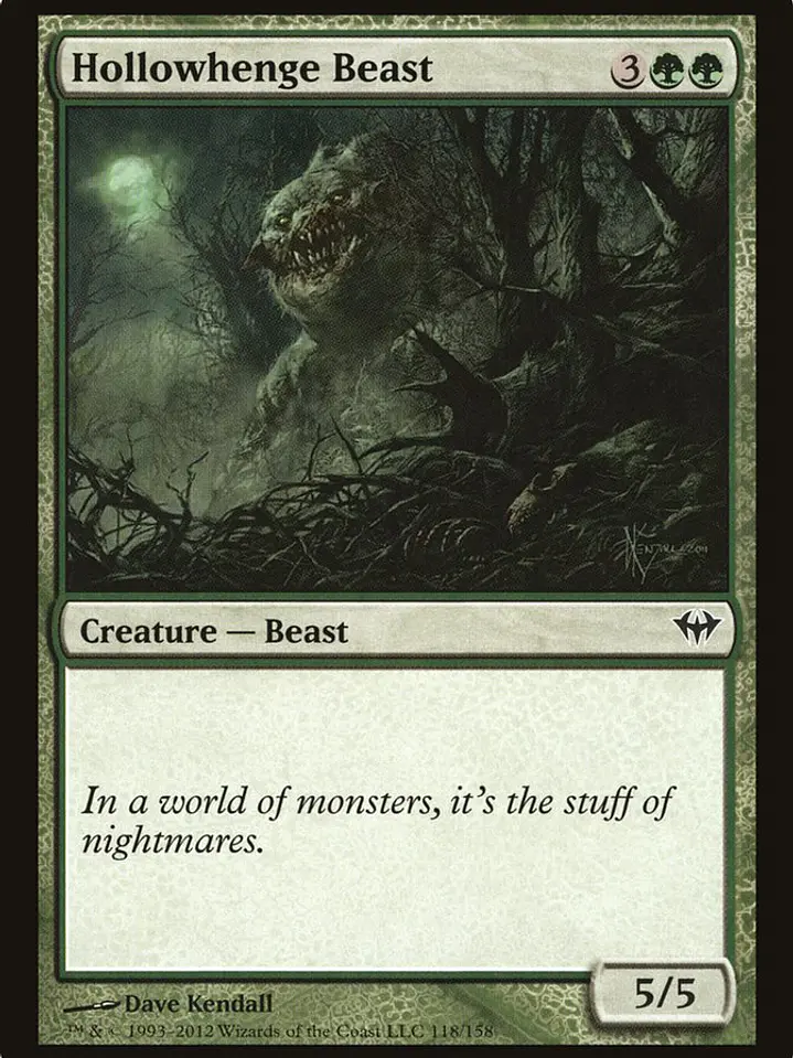 Hollowhenge Beast (Dark Ascension) 1
