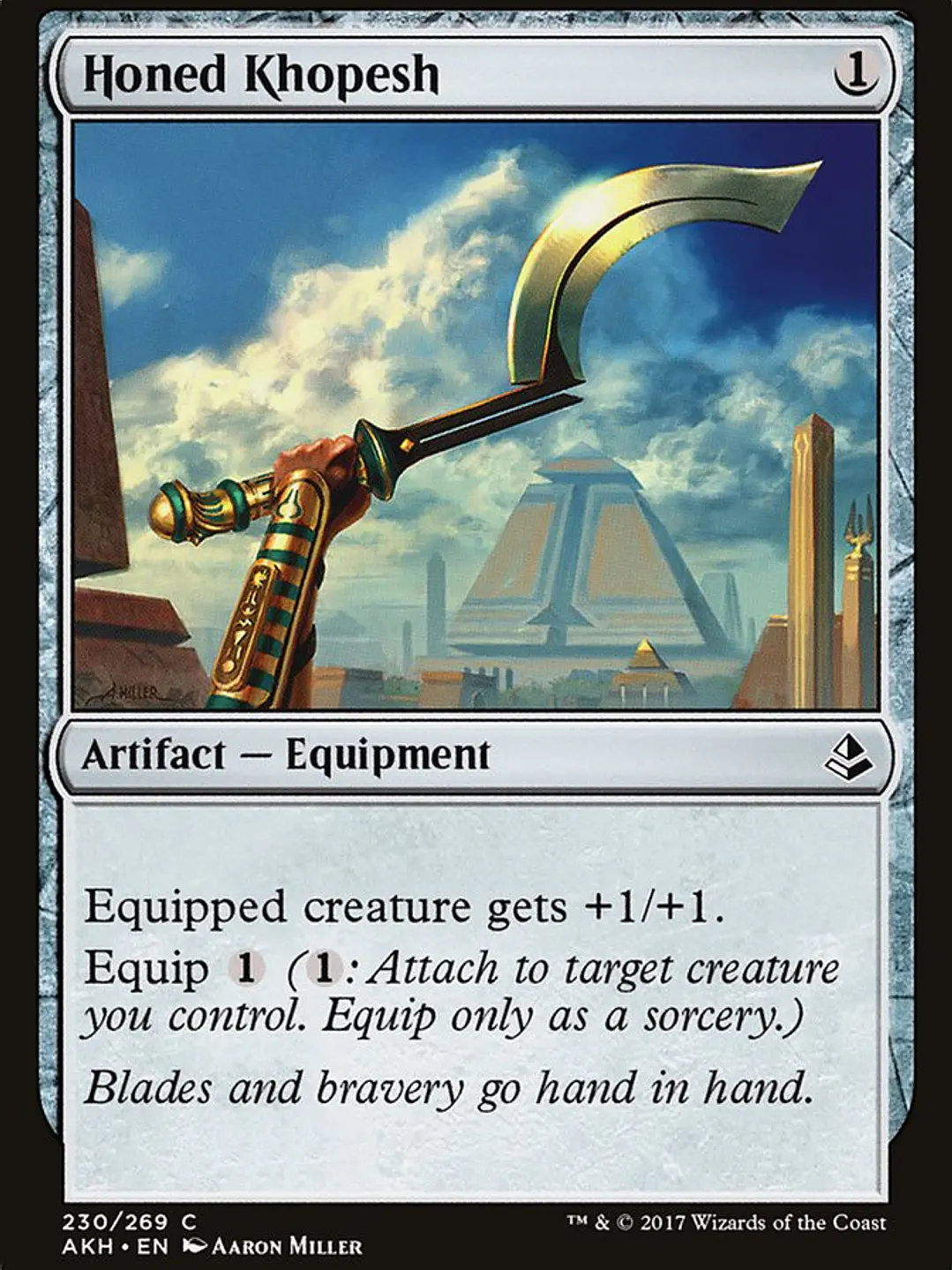 Honed Khopesh (Amonkhet) 1