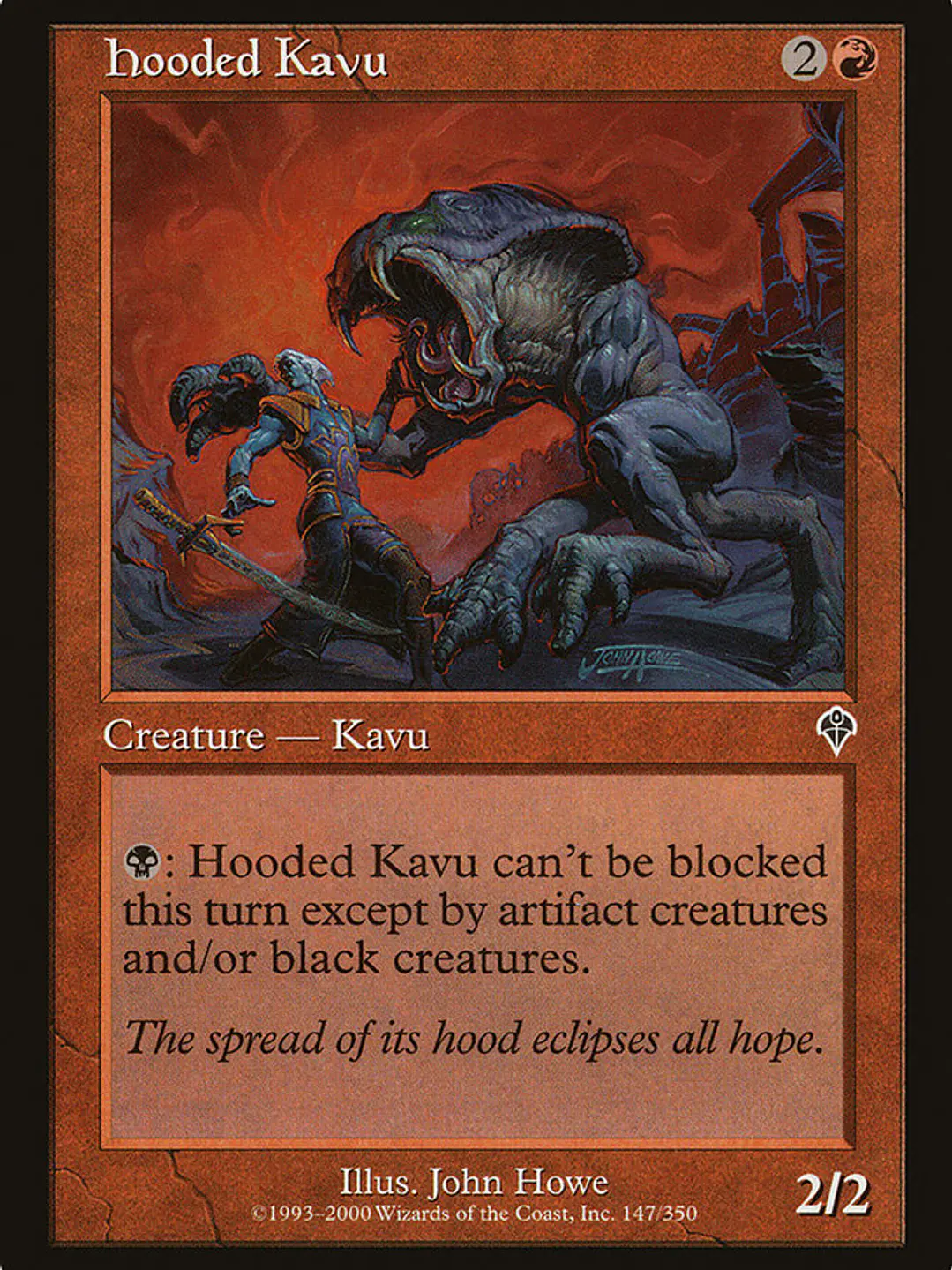 Hooded Kavu (Invasion) 1