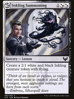 Inkling Summoning (Strixhaven: School of Mages)