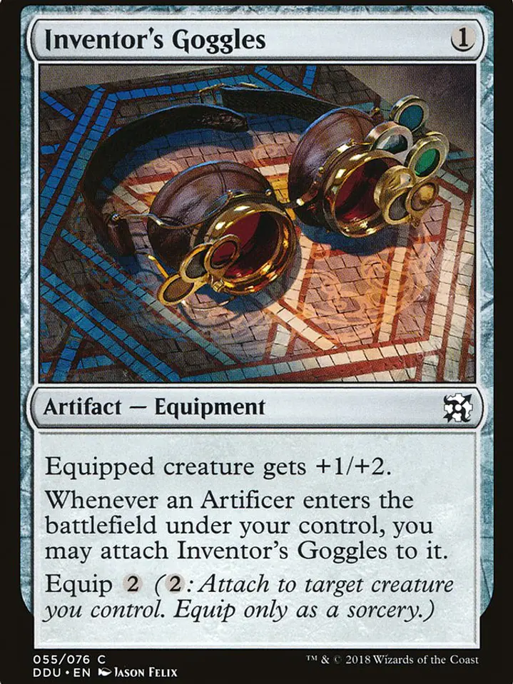 Inventor's Goggles (Duel Decks: Elves vs. Inventors) 1