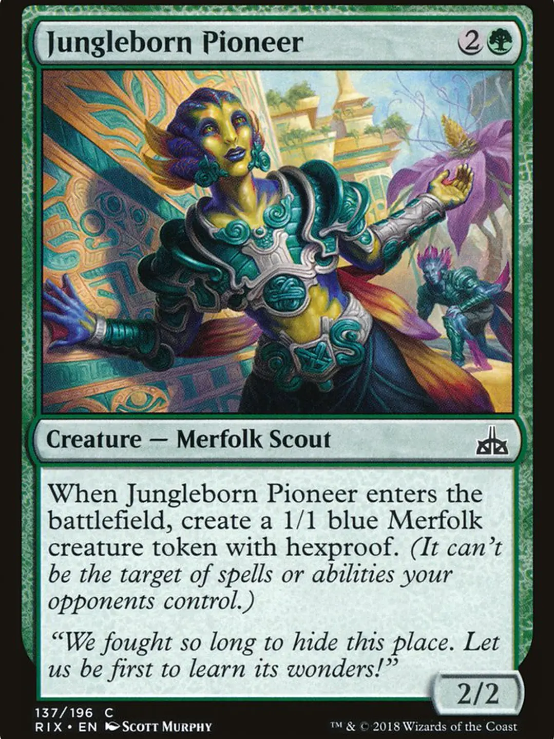 Jungleborn Pioneer (Rivals of Ixalan) 1