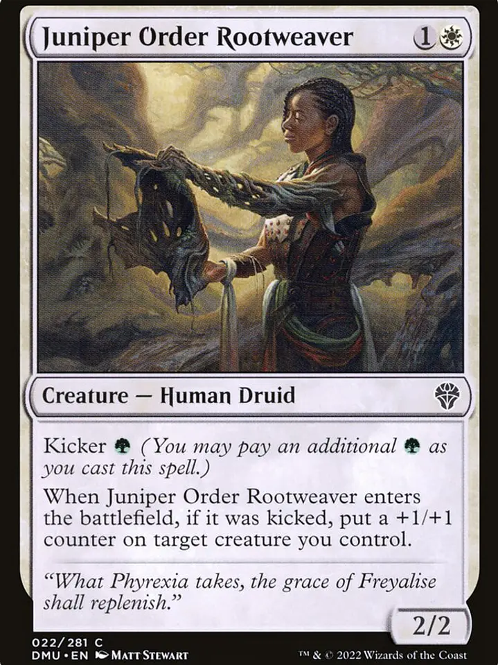 Juniper Order Rootweaver (Dominaria United) 1